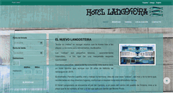 Desktop Screenshot of hotellangosteira.com