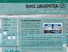 Tablet Screenshot of hotellangosteira.com
